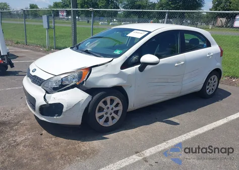 2014 Kia Rio Lx from USA, damaged, VIN KNADM5A31E6369799